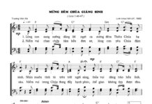 Bài hát Giáng Sinh: MỪNG ĐÊM CHÚA GIÁNG SINH