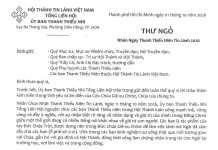 UB.TTN – Thư Ngỏ – Nhân Ngày Thanh Thiếu Niên Tin Lành 2026