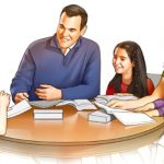 gia đình thờ phượng Chúa